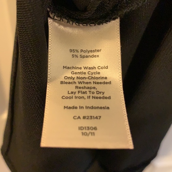 Talbots Petites Black Short-sleeve Dress, Size Small - Picture 8 of 8